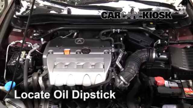 2012 Acura TSX 2.4L 4 Cyl. Wagon Huile Vérifier le niveau de l'huile